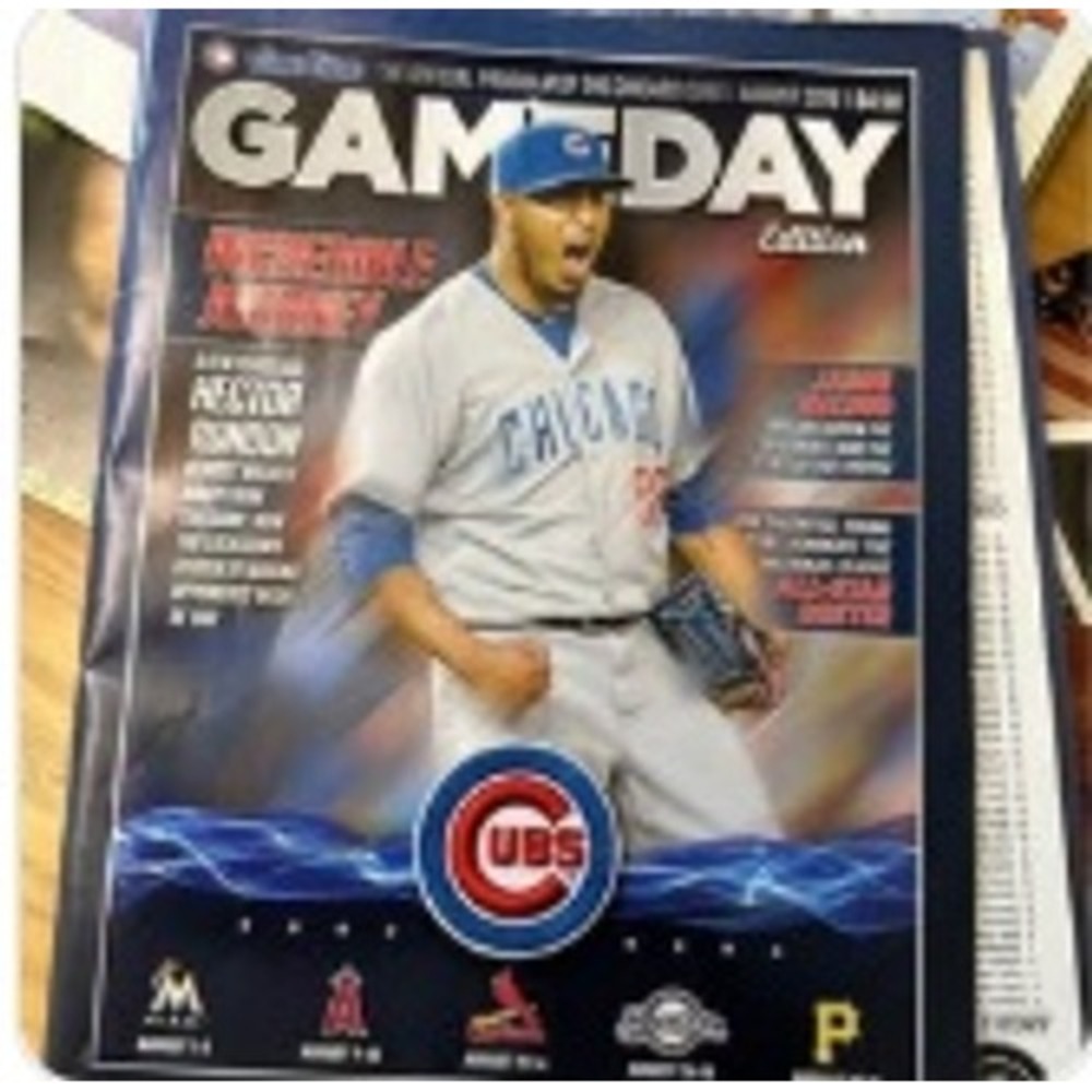 Chicago‎ Cubs Gameday Program 2016 Pennant World Series Champs